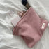 Corduroy Women Cosmetic Bag Cotton Cloth Makeup Pouch Travel Bag Lipstick Organizer Cases Fashion Zipper Clutch Phone Purse